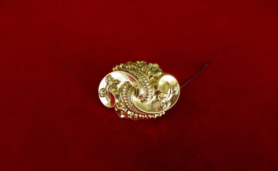 Antique Victorian Gilt Pin - image 1