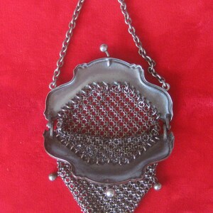 Antique Smaller Gunmetal Purse/Steampunk/Gothic image 2