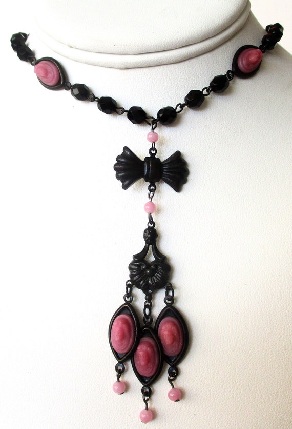 Vintage Jewelry Set:    Victorian-Style Runway Ch… - image 4