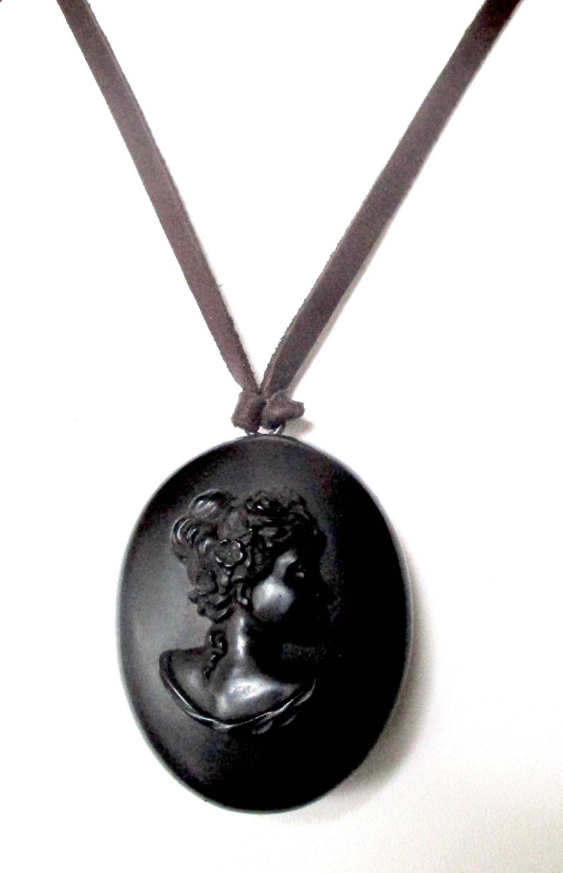 Antique Gutta Percha Locket Etsy