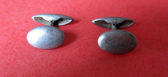 Pair of Antique Gunmetal Cufflinks/Gothic/Steampu… - image 5