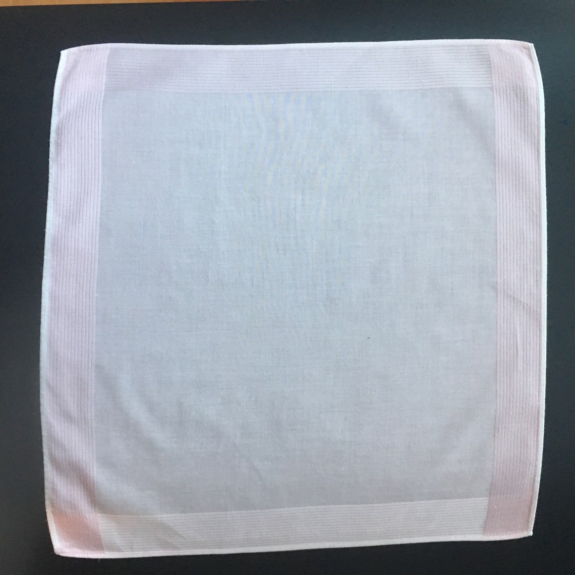 Light Pink Vintage Handkerchief Hankie Top Pocket Square Etsy