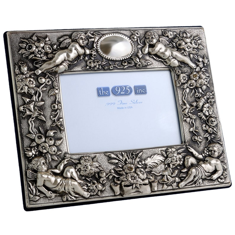 Cherubs Frame by Sterling Silver Frames 4x6 Etsy