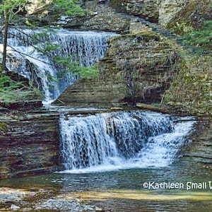 NY waterfall,waterfall photo,unique gift,scenic waterfall photo,NY state,Etsy find,landscape photo,trending,upper state NY,scenic roadway