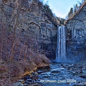 NY waterfall,waterfall photo,unique gift,scenic waterfall photo,NY state,Etsy find,landscape photo,trending,upper state NY,scenic roadway