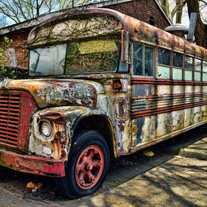 Oude School Bus