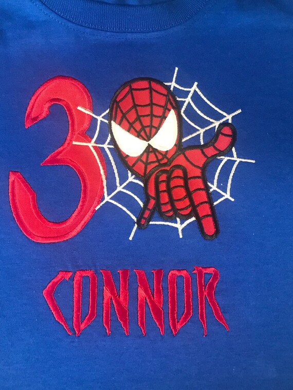 personalized spiderman shirt