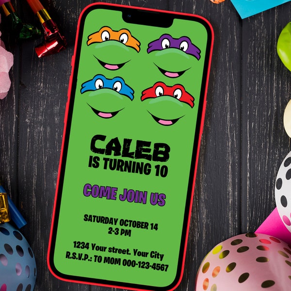 Tmnt Printables Etsy Tmnt Printables Etsy