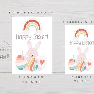 Printable Easter Card for Kids Digital Download Happy Easter - Etsy