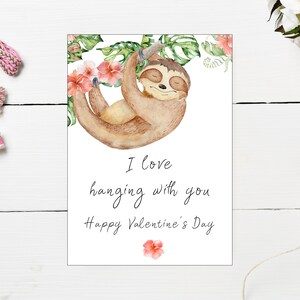 Printable Valentine Card Digital Download Printable Cards - Etsy