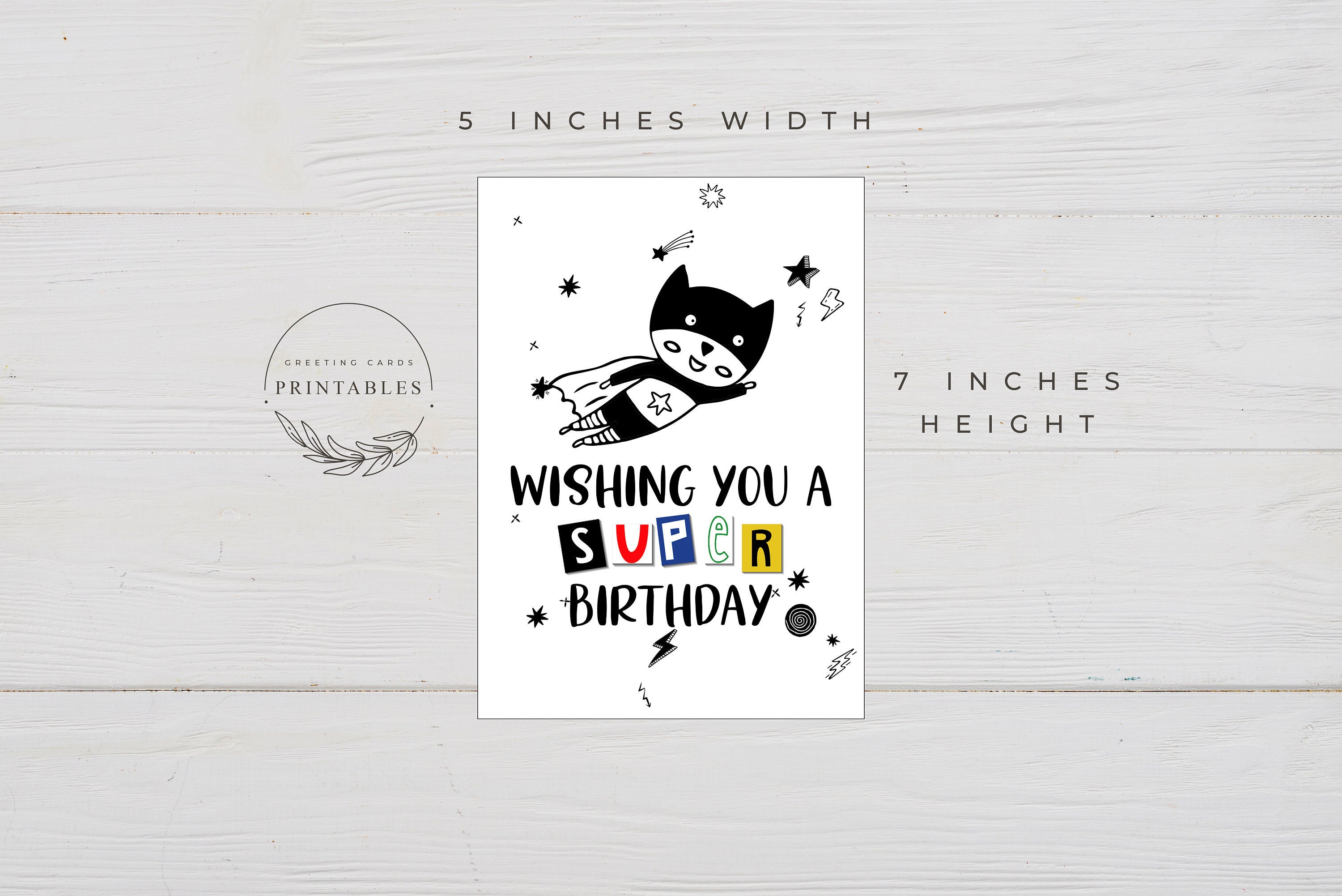 Printable Birthday Card for Boys Digital Download Happy | Etsy
