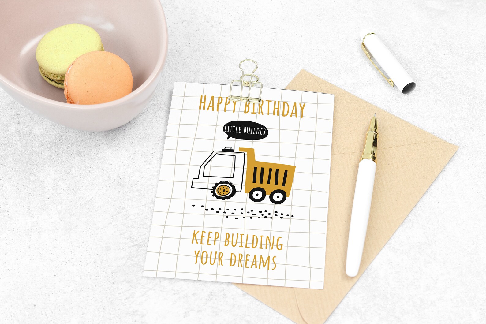 Printable Construction Happy Birthday Card Digital Download - Etsy
