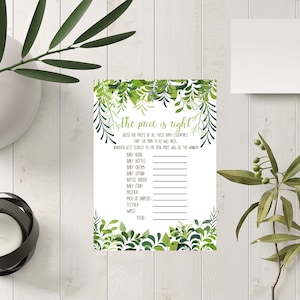 Baby Shower Game Printable Printable Baby Shower Game the - Etsy