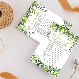 Baby Shower Game Printable Printable Baby Shower Game the - Etsy