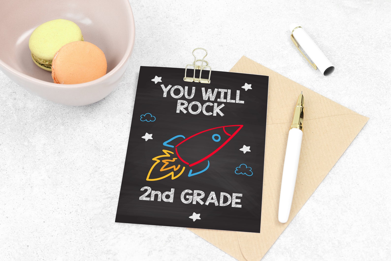 Back to School Greeting Card for Kids Digital Download Etsy