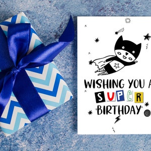 Printable Birthday Card for Boys, Digital Download, Happy Birthday Card ...