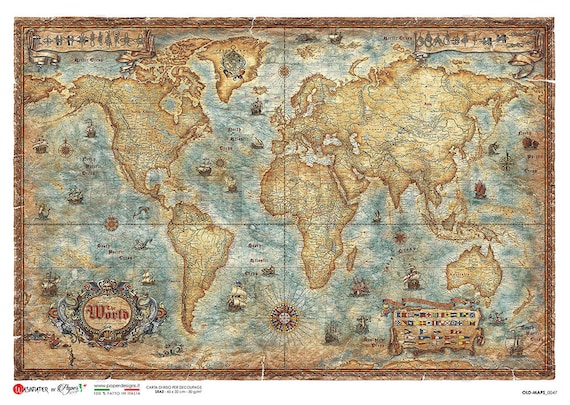 Steampunk World Map - Il 570xN.4200097988 Qht4