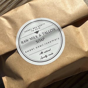Raw Milk and Tallow Soap