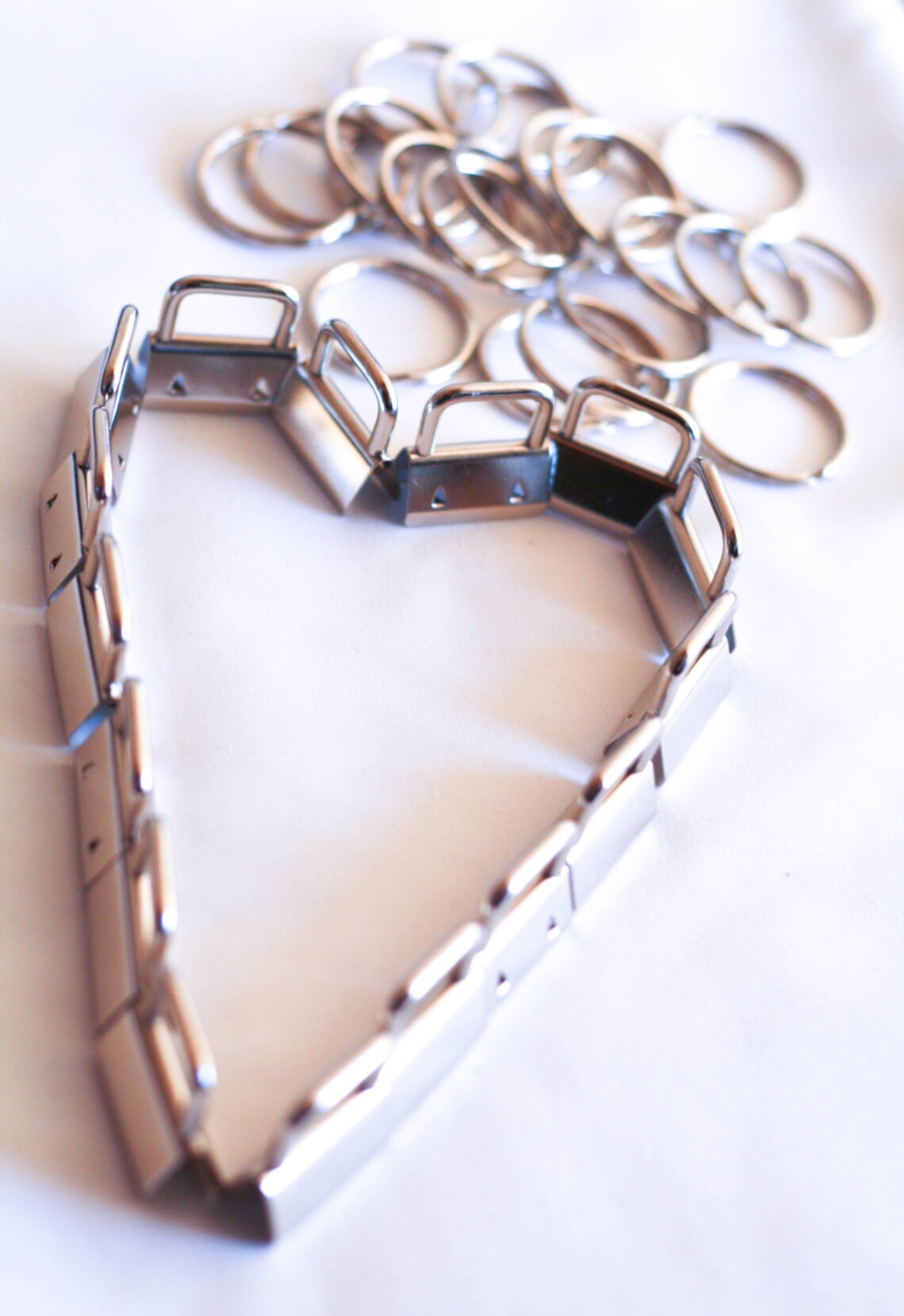 1 Inch Key Fob Hardware 20 Sets Wholesale Key Fobs Nickel Etsy