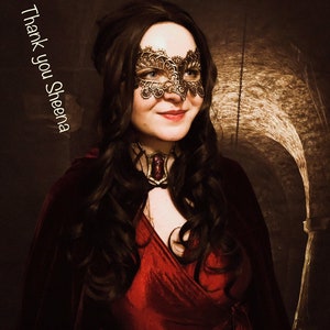 Masquerade mask, lace masquerade gold with black mask, metalic gold with black mask perfect for masked ball parties