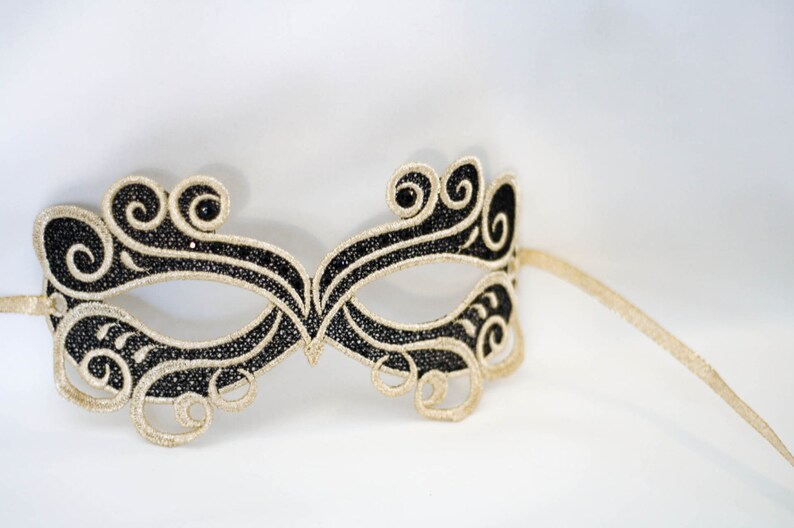 Lace mask Black and gold masquerade mask mardi gras mask also fit for masquerade new years parties and prom nights masquerade ventian