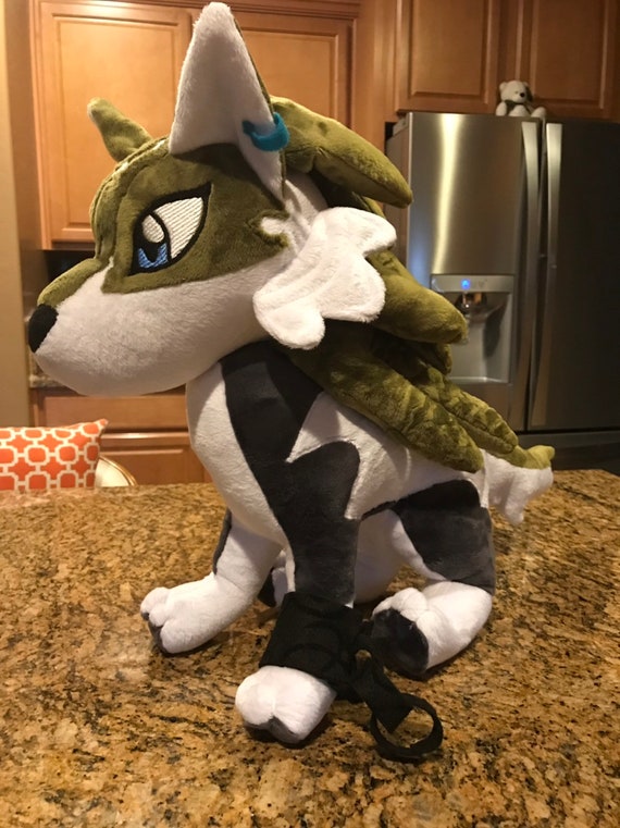 custom wolf plush