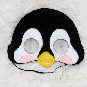 Penguin masquerade mask for kids, Birthday party masquerade mask for masquerade birthday parties.