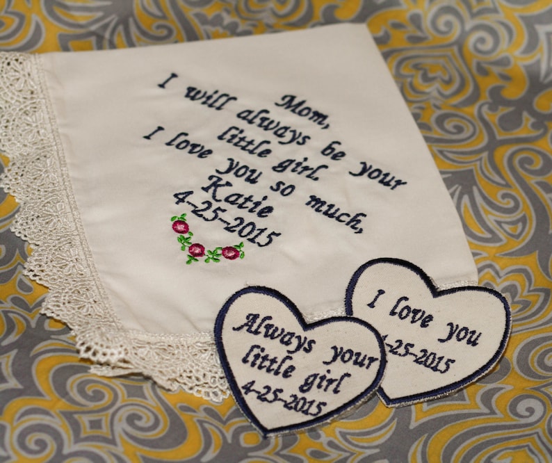 HEART /"LOVE MY STEP MOM/"//Iron On Patch Parents Stepmother