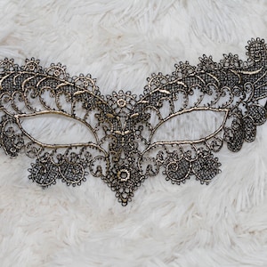 Masquerade mask, lace masquerade gold with black mask, metalic gold with black mask perfect for masked ball parties