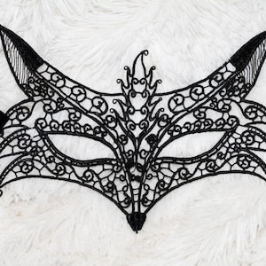 lace mask, lace masquerade mask fit for ball parties, prom nights, fairy costumes
