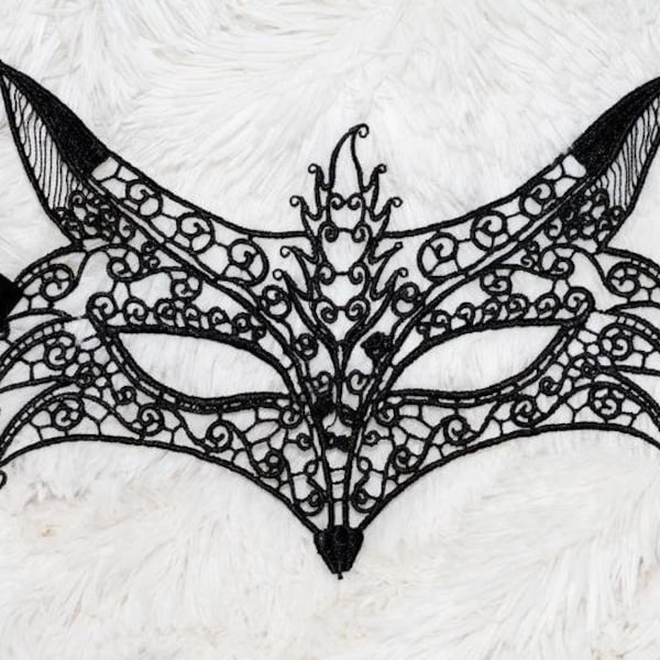 lace mask, lace masquerade mask fit for ball parties, prom nights, fairy costumes
