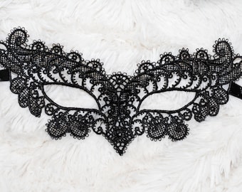 lace mask, lace masquerade mask fit for ball parties, prom nights, fairy costumes