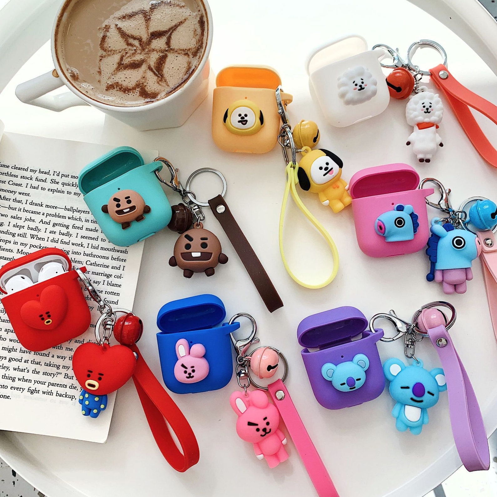 BT21 Airpod 1 2 3 Pro case Cute Apple Pro Headphone Case Etsy