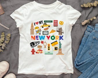 New York-travel clip with pictures -png-eps-digital file