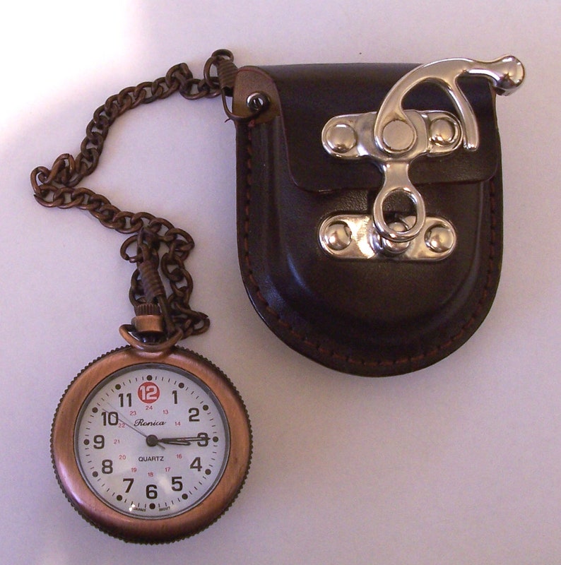 ronica quartz pocket watch