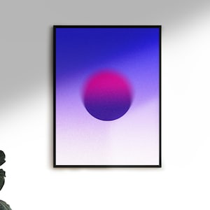 Sphere/Colorful Gradient - Rave Poster | Gig Poster | Retro | Wall Poster