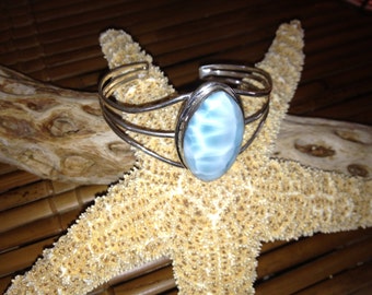 Larimar bangle