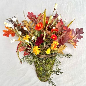 Hanging Basket Grapevine Basket Farmhouse Style Fall Autumn