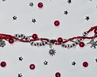 Red Taylor Swift Deluxe Friendship Bracelets