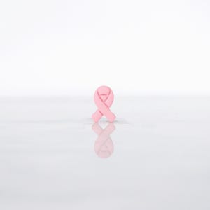 Mini Breast Cancer Awareness Ribbon Pin - October - Lapel Pin