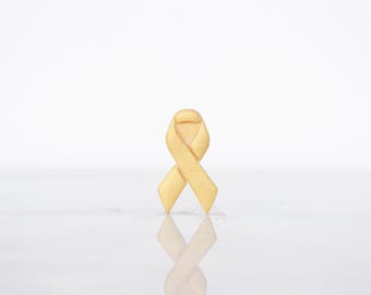 Gold Ribbon Pin - Childhood Cancer Awareness - Lapel Pin