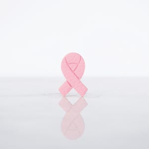 Breast Cancer Ribbon - Pink Awareness Ribbon - Lapel Pin