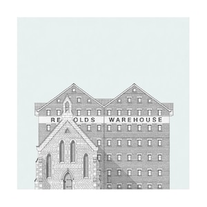 Mariners Chapel, Gloucester Docks, Hand Drawn Print | Gloucester Illustration | Gloucester Drawing | Gloucester Print | Gift | New Home