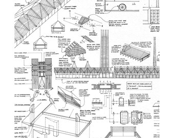 Hand Drawn Architecture Print: Limited Edition Architectural