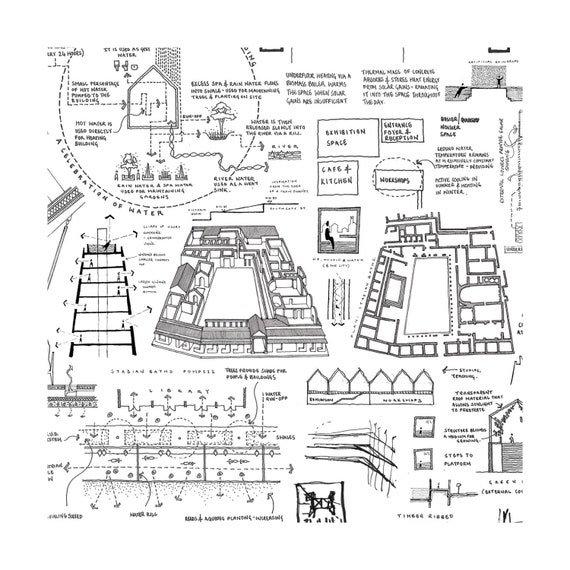 Hand Drawn Architecture Print: Limited Edition Architectural