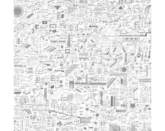 Hand Drawn Architecture Print: Limited Edition Architectural