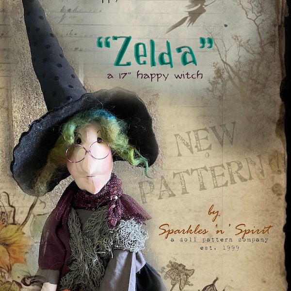 NEW! Pattern: Zelda - 16" Witch