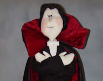 Pattern: The Count - 39" Halloween Dracula