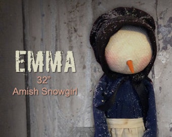 Pattern: Emma - 32" Amish Snow Girl