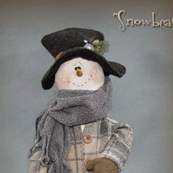 Pattern: Snowbeau - 33" Snowman